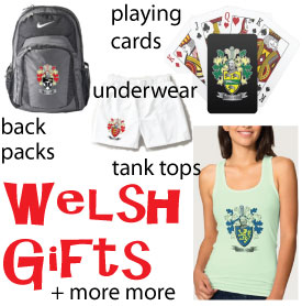 Welsh Surname Coat of Arms Gifts