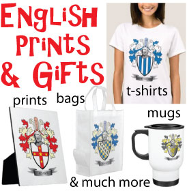 English Surname Family Crest Gifts