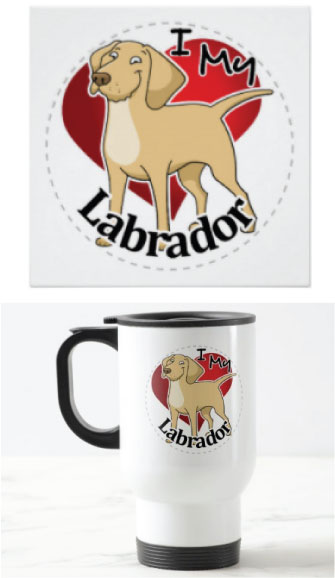 Labradorposters and mugs