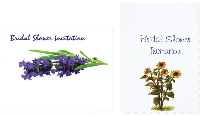 Bridal Shower Invitations Ideas & Themes